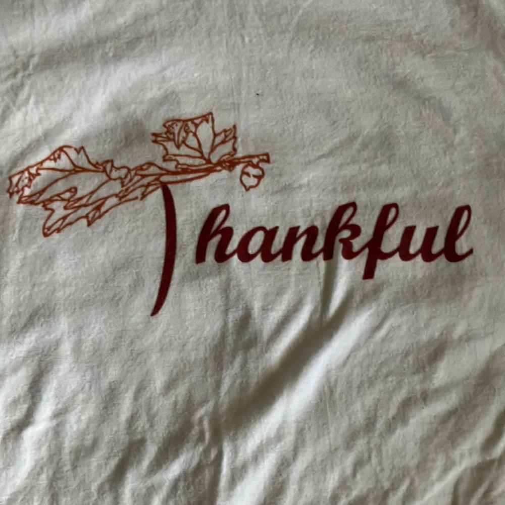 Custom M Thankful shirt